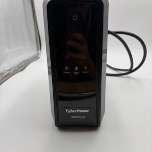 Cyber Power UPS Battery Backup 850VA 510W PFC Sinewave LCD Display Black